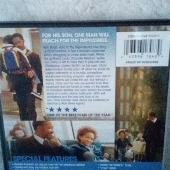 DVD - PG-13 - the PURSUIT of HAPPYNESS - Picture 2 of 3